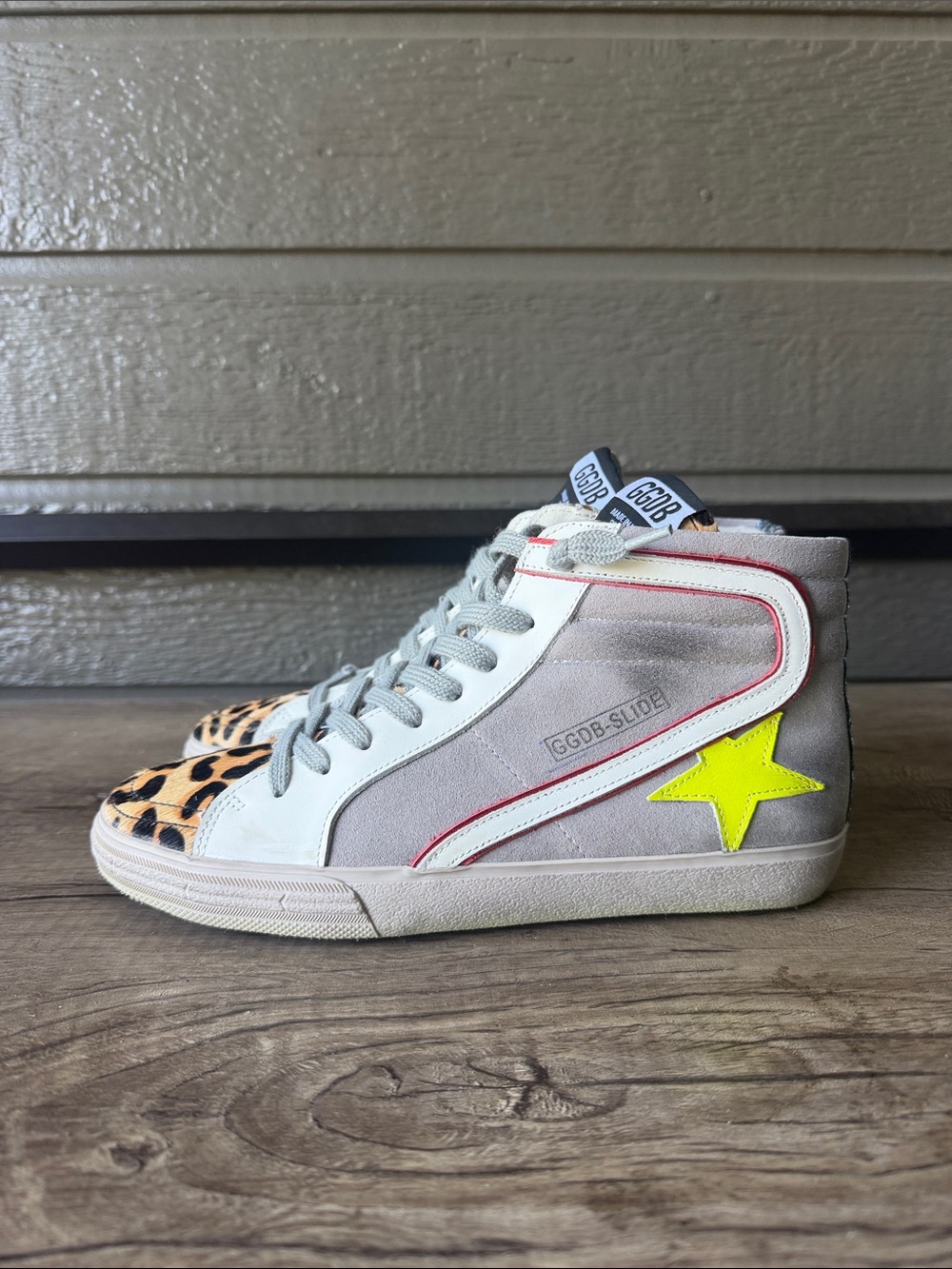 Golden Goose Women's White and Silver Sneakers size 38 - Picture 7 of 12